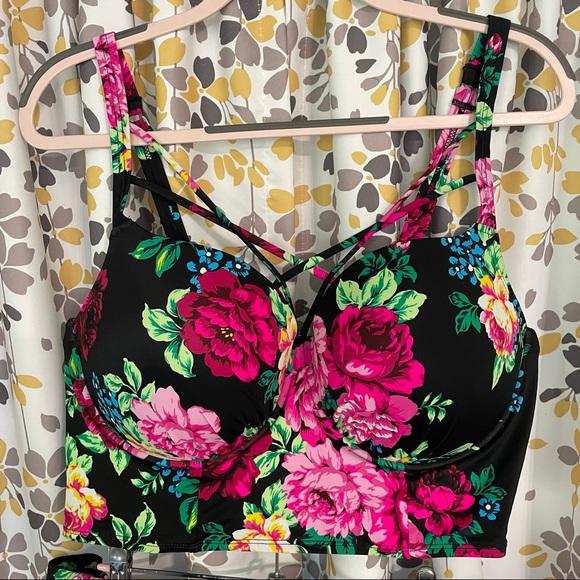 Torrid bikini SET! Push-up dd/f 3x top and matching mesh inset 4x bottoms - Picture 2 of 10